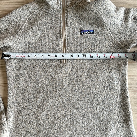 Patagonia // Women's Better Sweater 1/4 Zip Pullover Pelican Size S - Picture 11 of 12